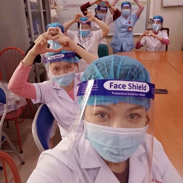 Kính chắn bọt Face shield, Mặt nạ phòng dịch